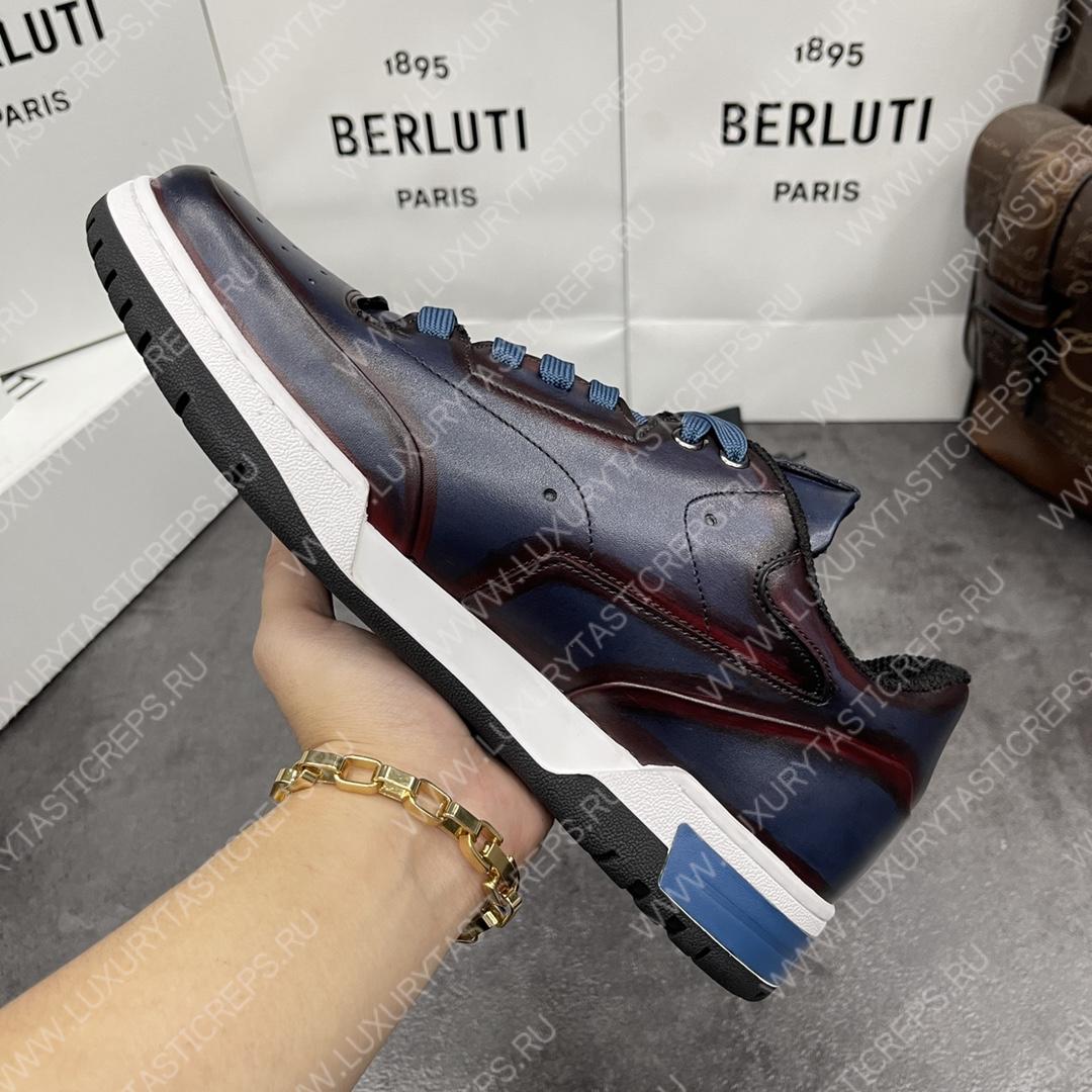 BERLUTI PLAYOFF SNEAKER PALE BLUE S5796-V1