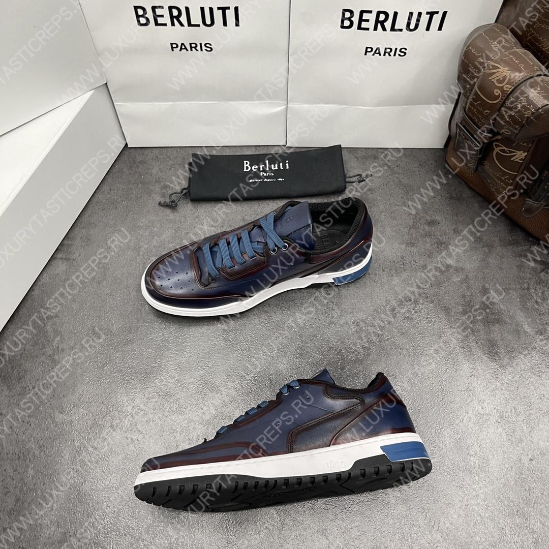 BERLUTI PLAYOFF SNEAKER PALE BLUE S5796-V1