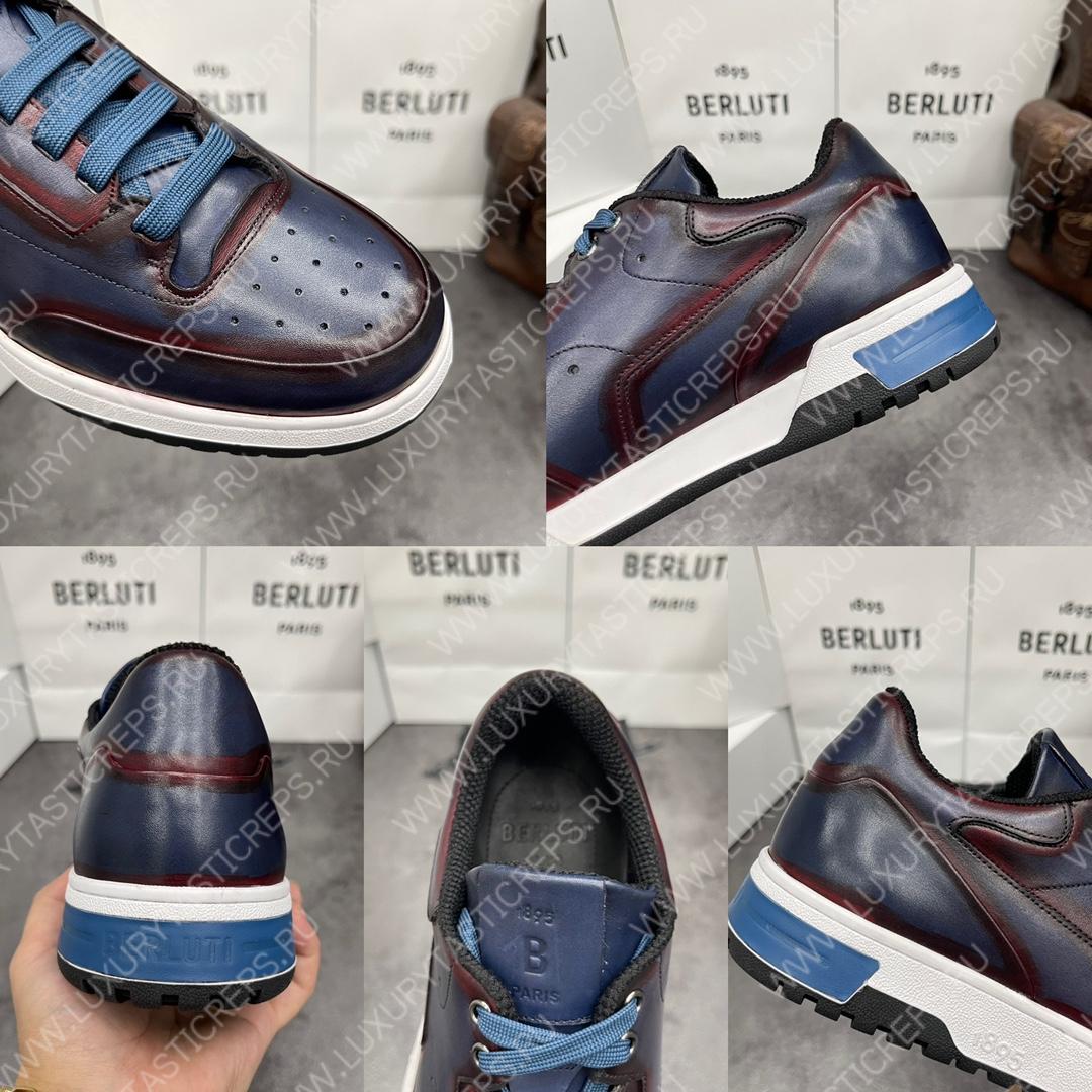 BERLUTI PLAYOFF SNEAKER PALE BLUE S5796-V1