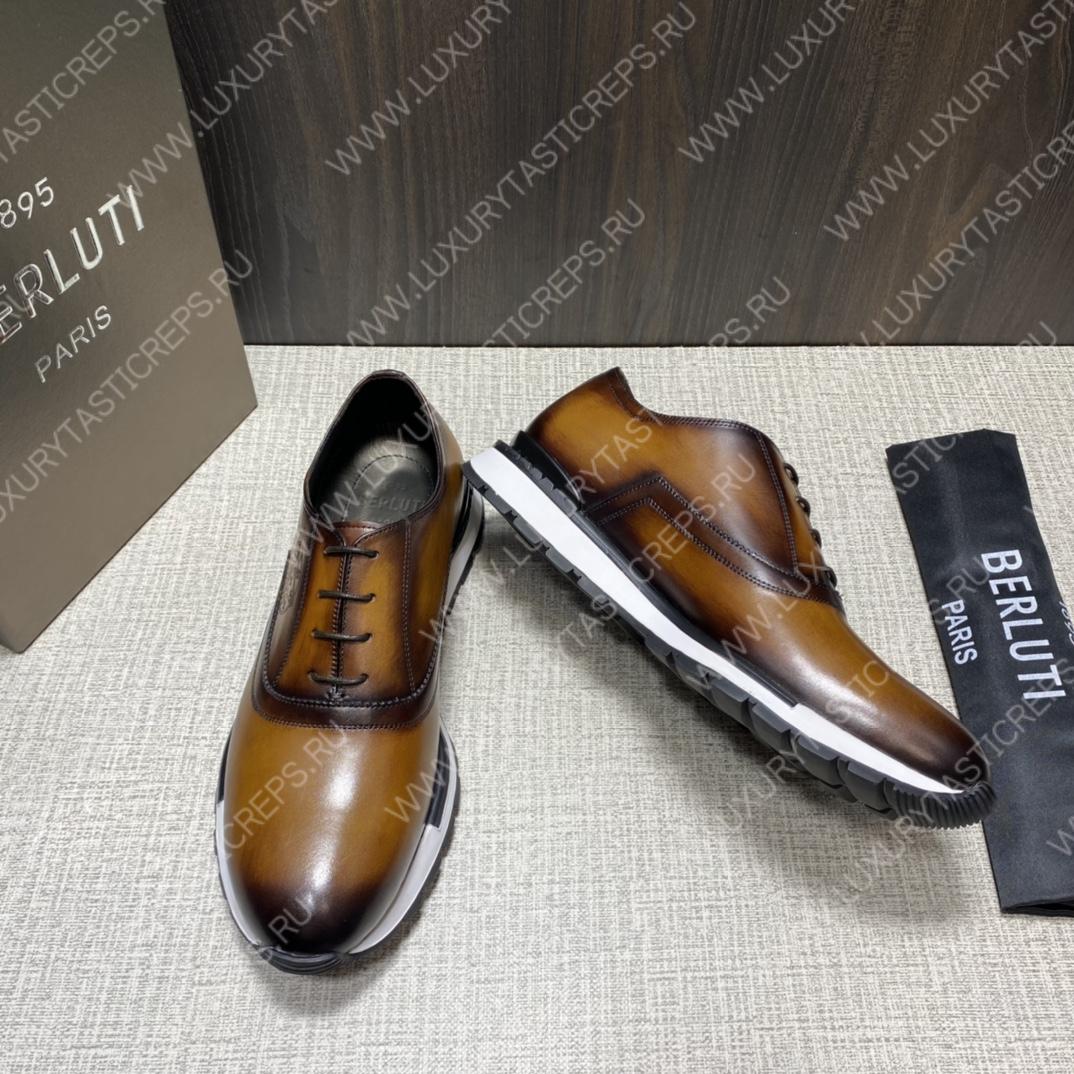 BERLUTI SNEAKERS BROWN S7089