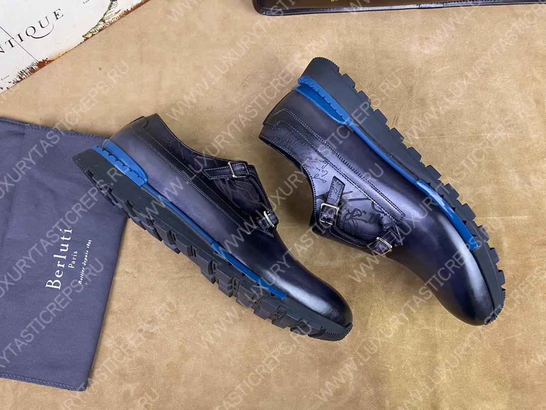 BERLUTI SNEAKERS BLUE S5890