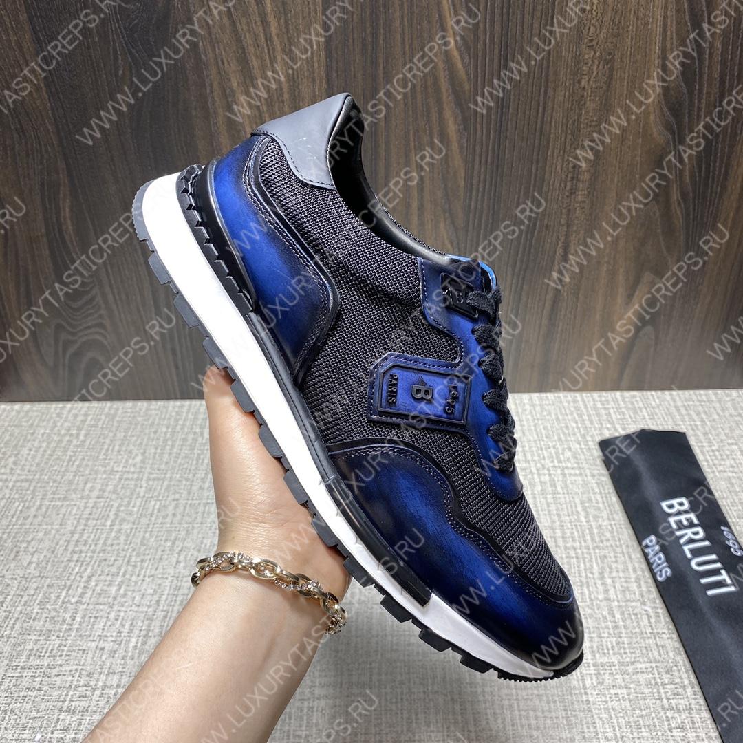 BERLUTI SNEAKERS BLUE S5799