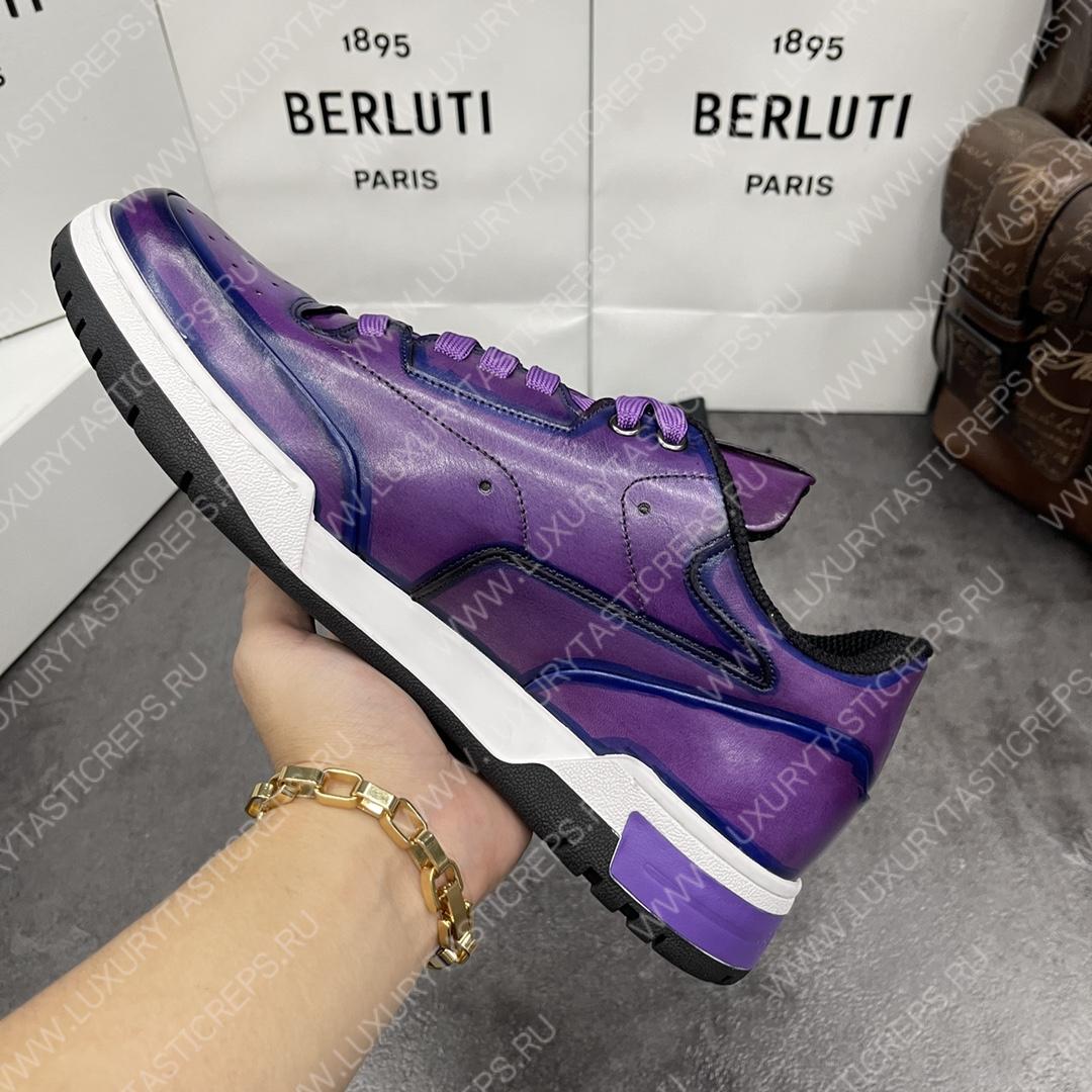 BERLUTI PLAYOFF SNEAKER PURPLE S5796-V1