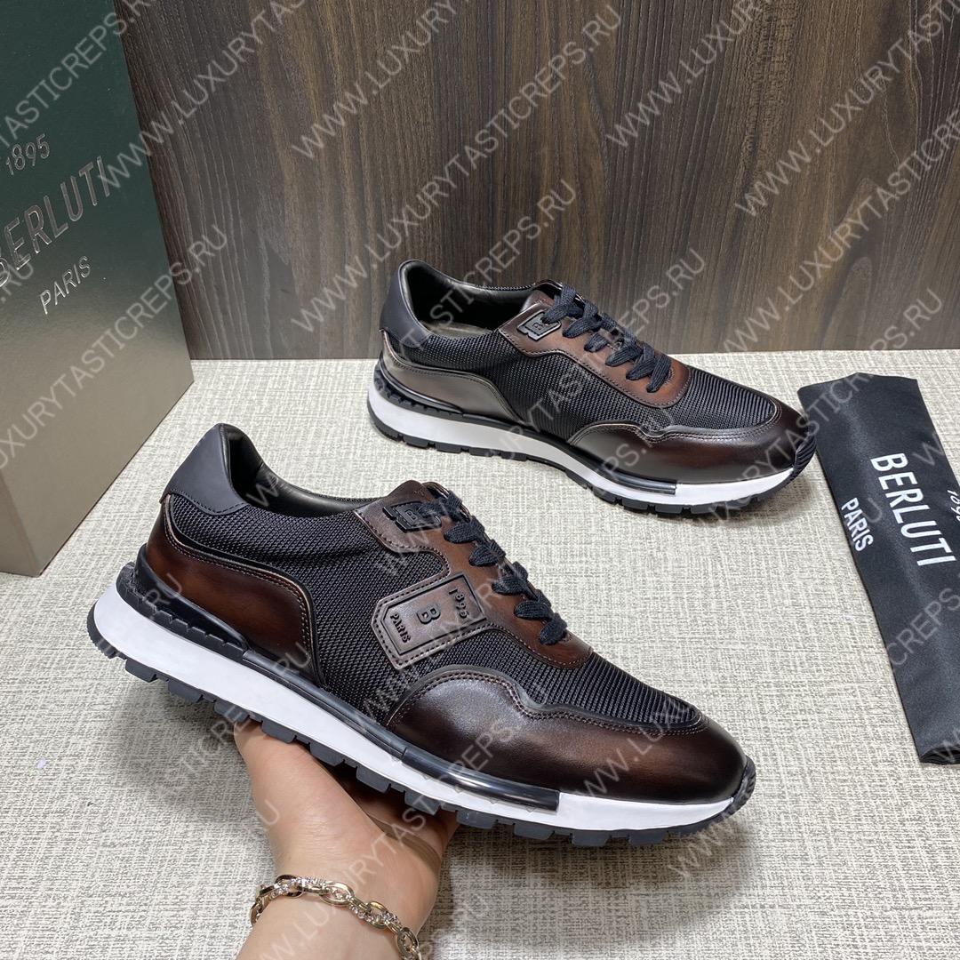 BERLUTI SNEAKERS BROWN S5799