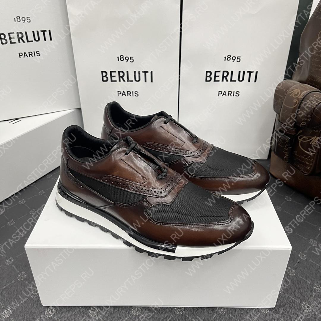 BERLUTI SNEAKERS BROWN S5779