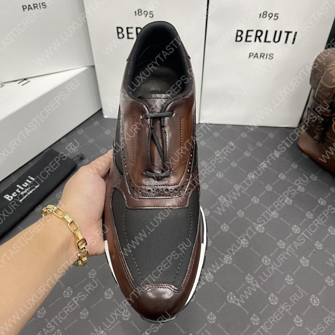 BERLUTI SNEAKERS BROWN S5779