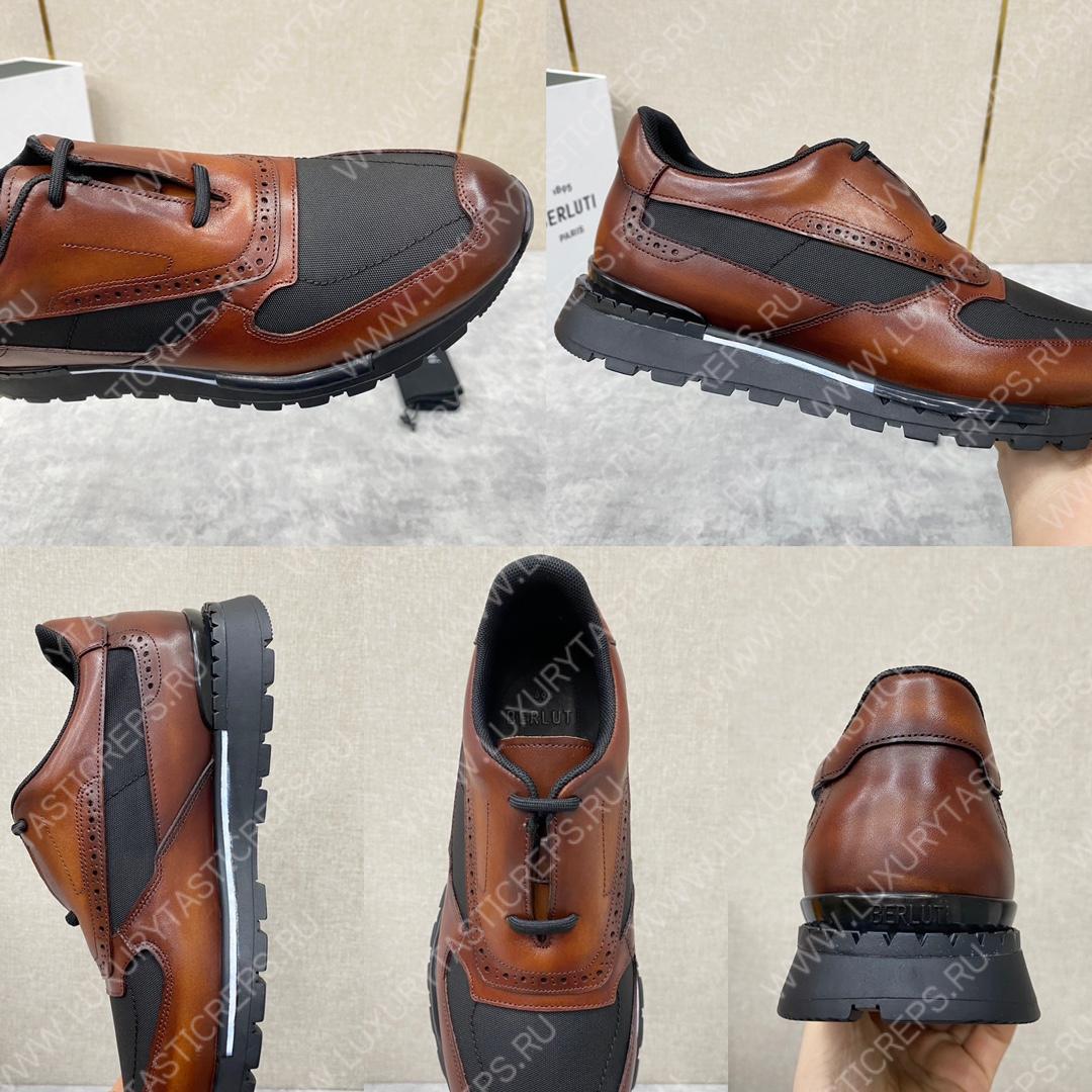 BERLUTI FAST TRACK SNEAKER INTENSE COCOA S5779-BY