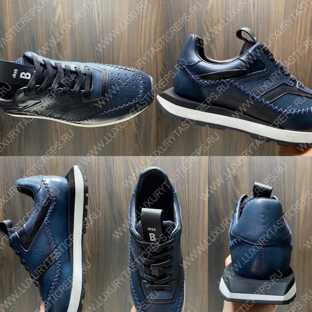 BERLUTI FLY SNEAKERS BLUE S5653
