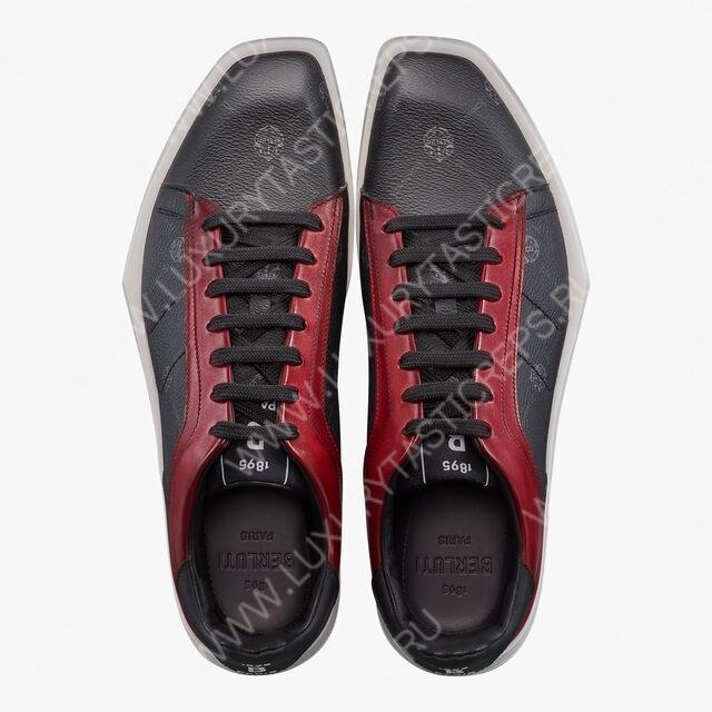 BERLUTI PLAYTIME SNEAKER BLACK AND RED S6163-V31