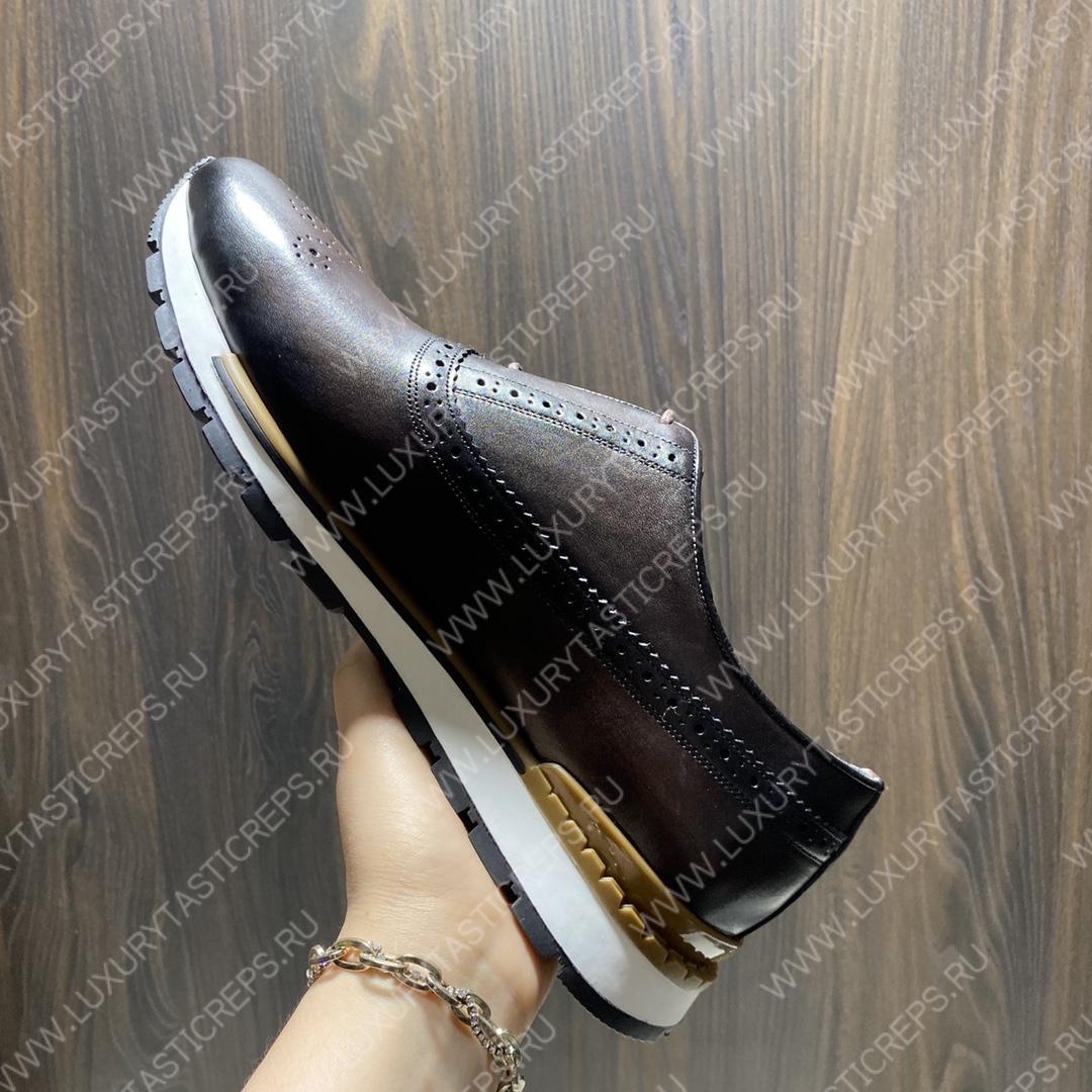BERLUTI FAST TRACK SNEAKERS BROWN S3873-V1