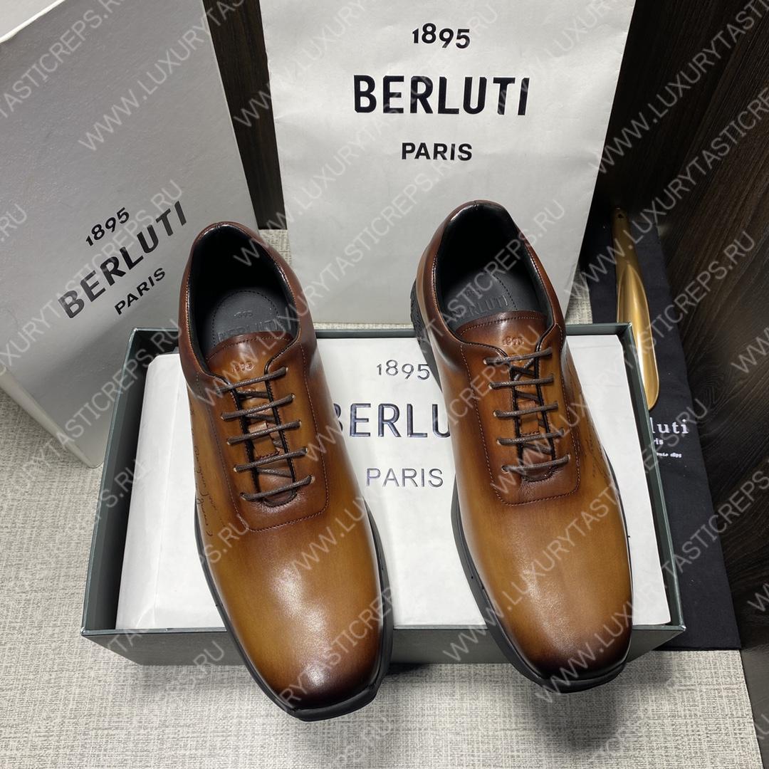 BERLUTI PLAYTIME SNEAKERS BROWN S5873-V1