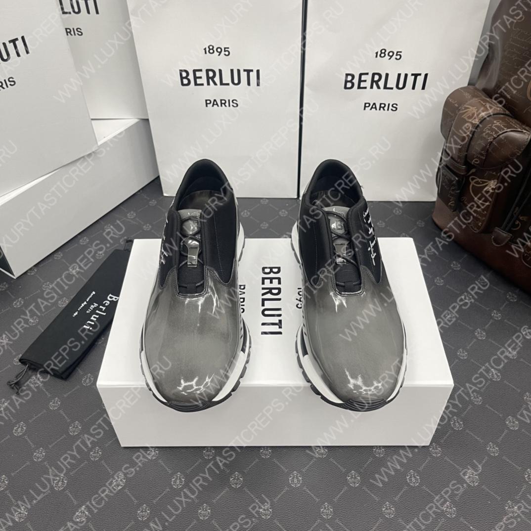 BERLUTI FAST TRACK SNEAKERS BLUE S5541-V2