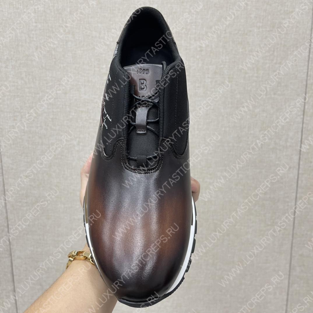 BERLUTI FAST TRACK SNEAKERS BROWN S5541-V2