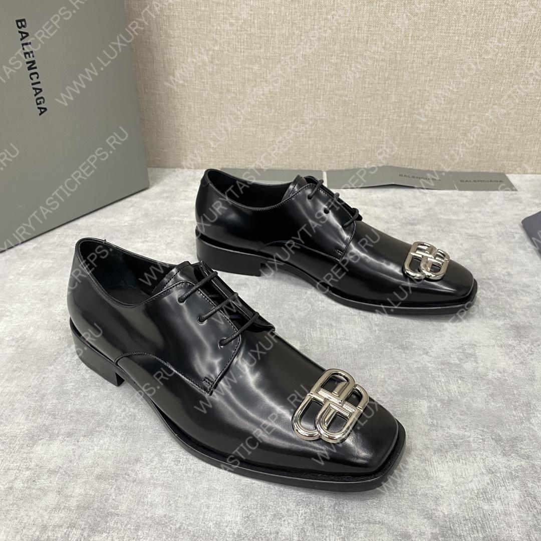 Ba*len*cia*ga oxfords black 701393w