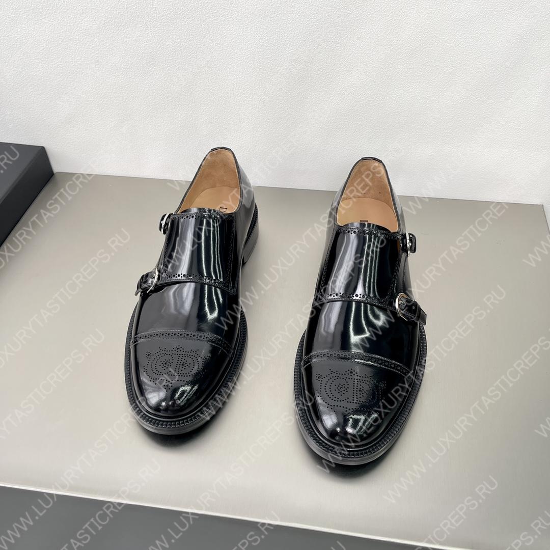 D*or double monk strap shoes black 4lo314ykn