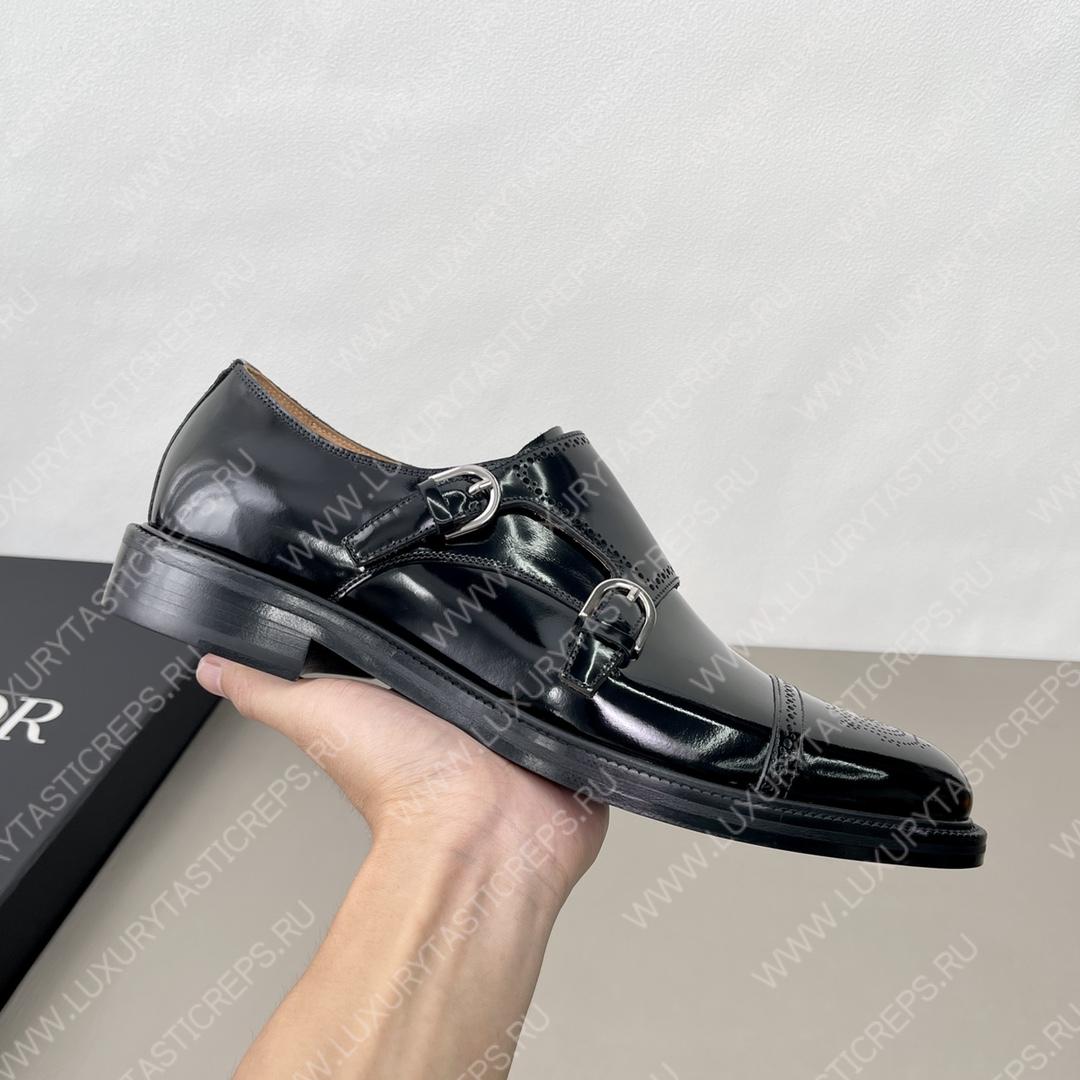 D*or double monk strap shoes black 4lo314ykn