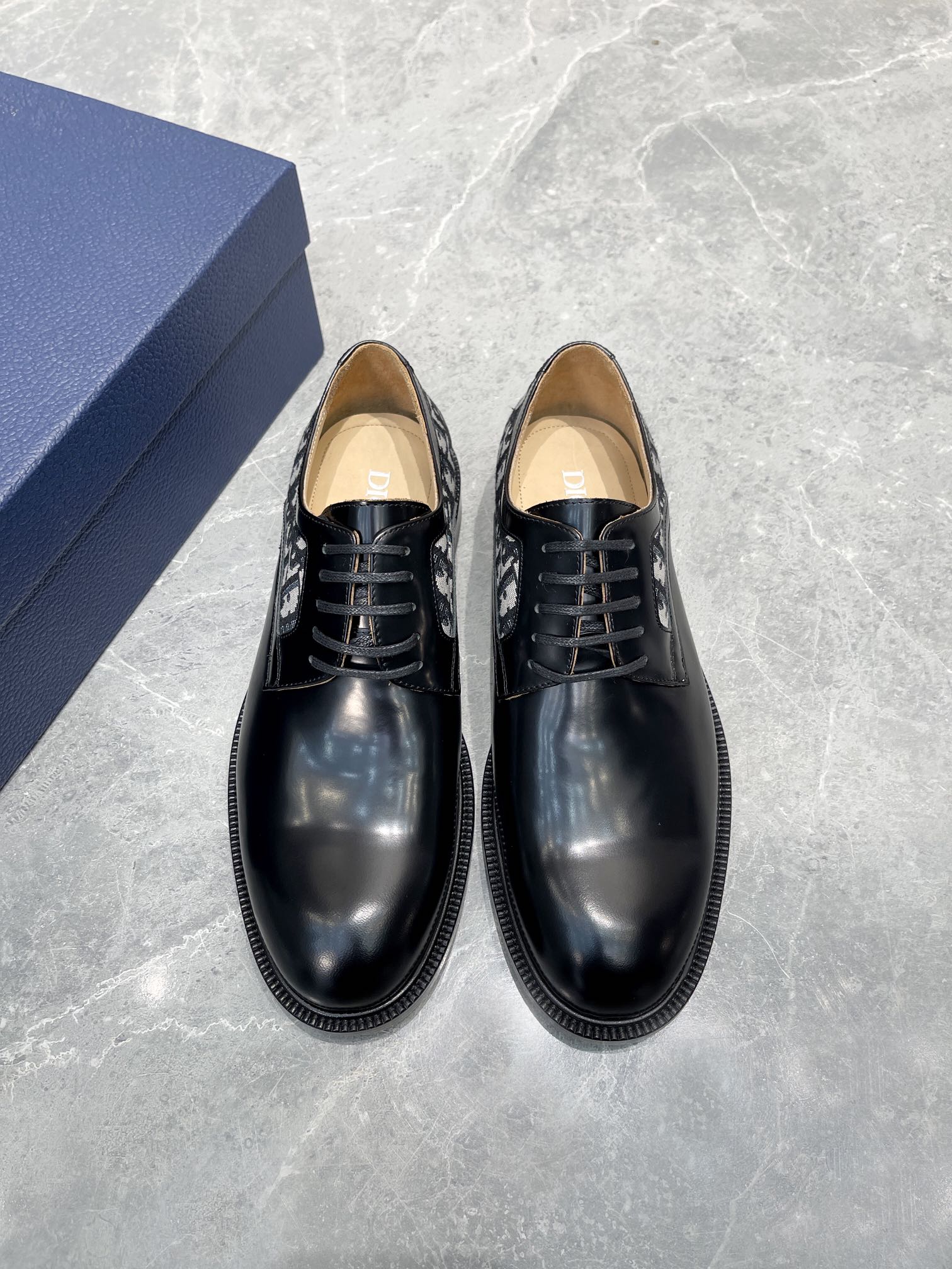 D*or explorer derby shoe beige and black 3de319zkd