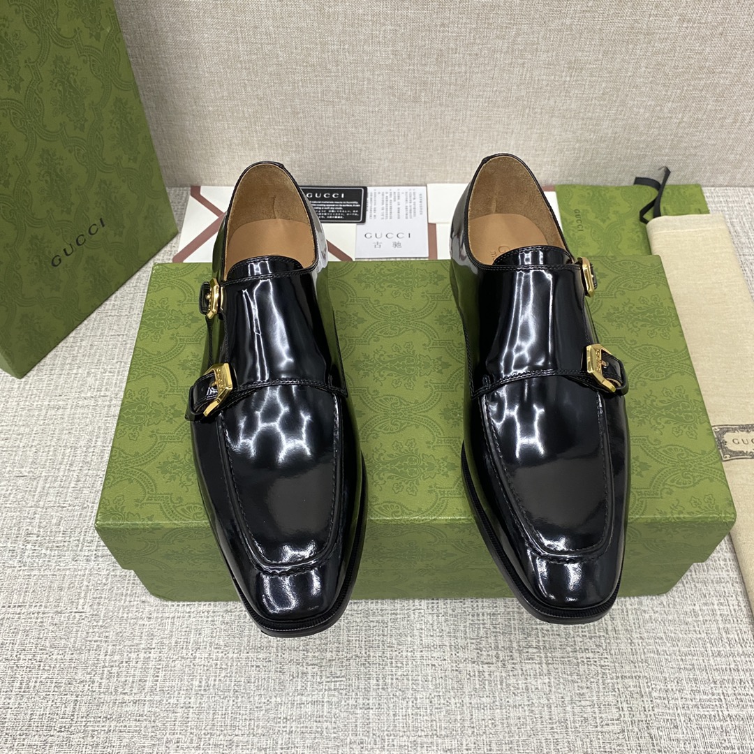 G*u*i signora double monk strap shoes m60171