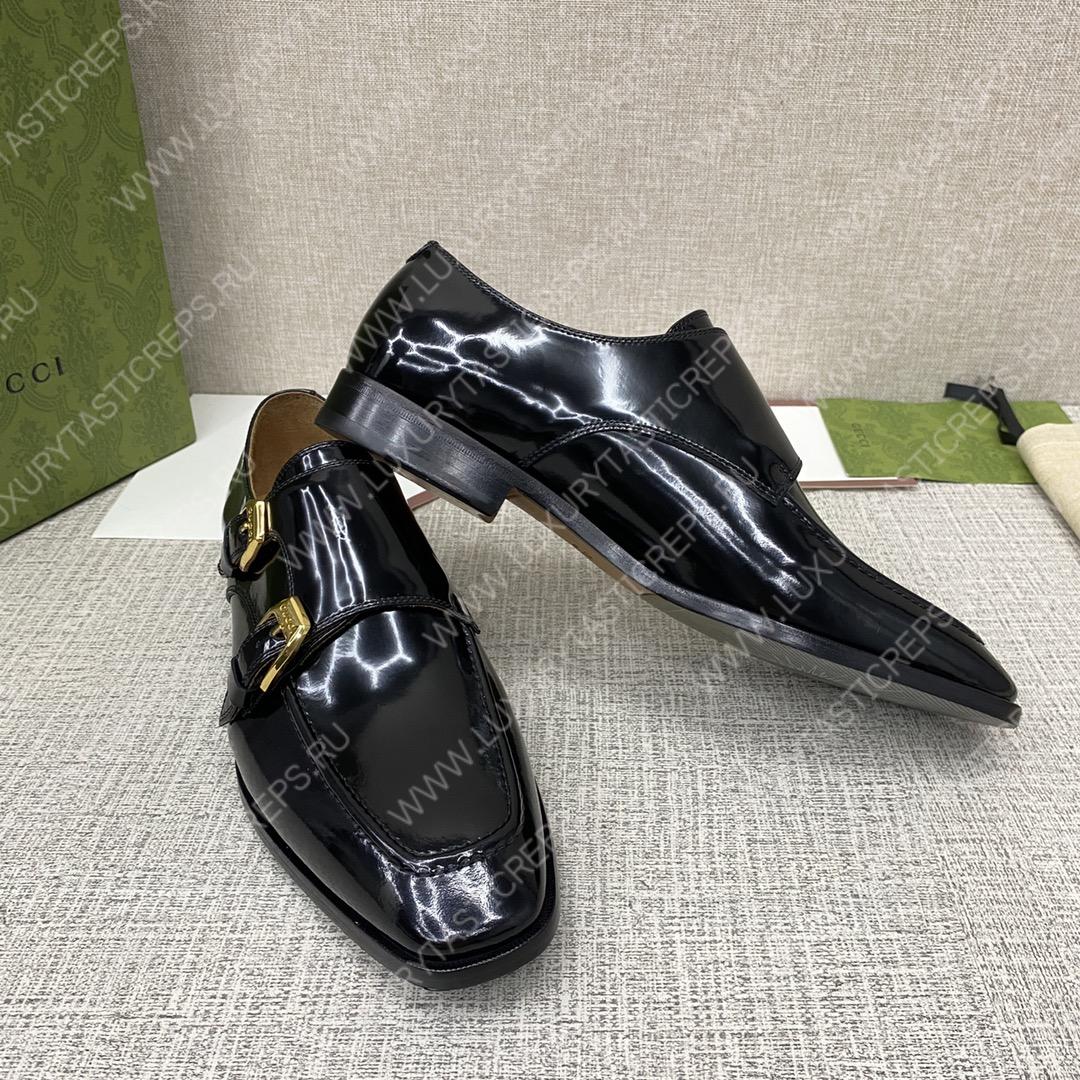 G*u*i signora double monk strap shoes m60171