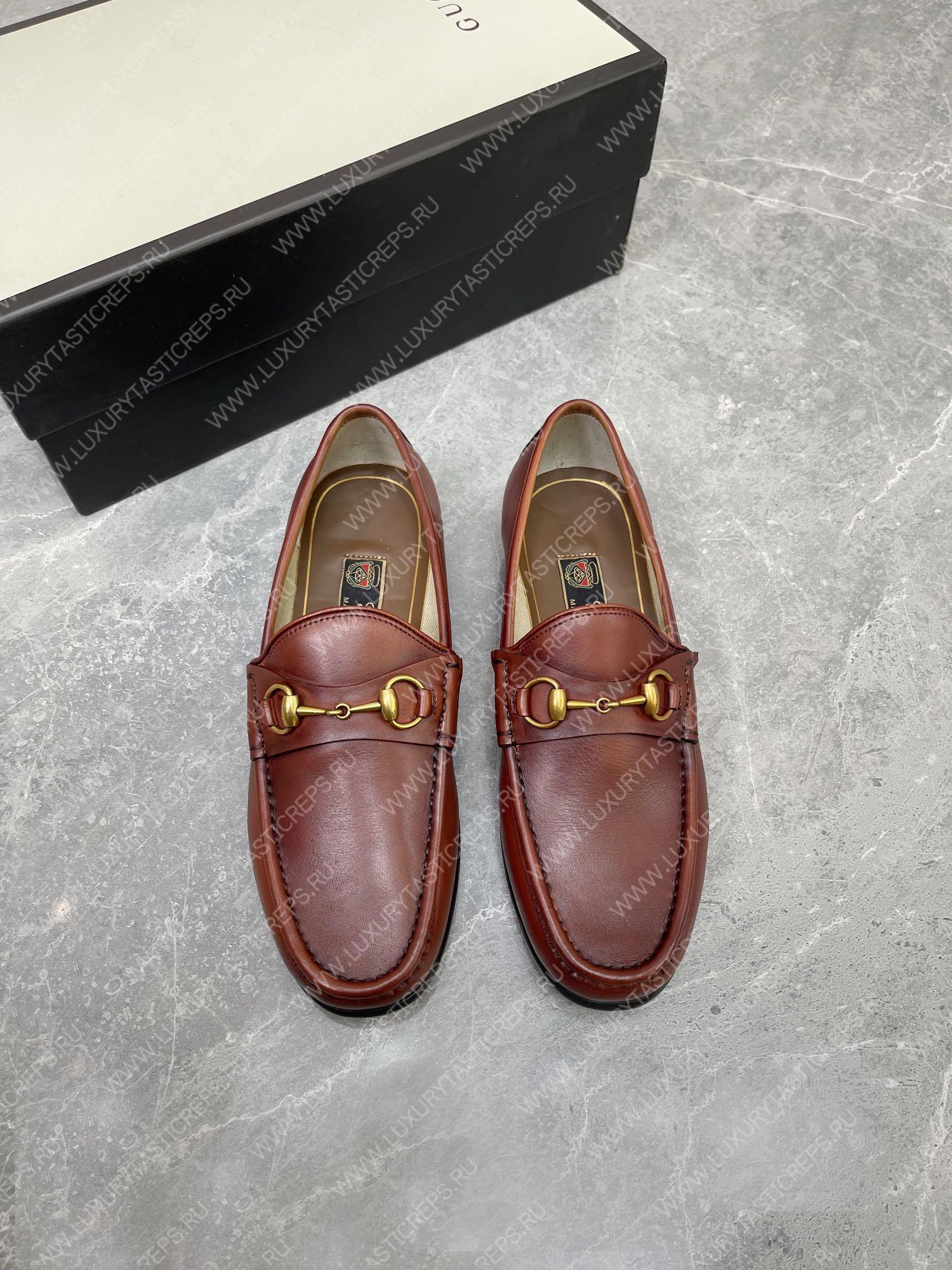 G*u*i 1953 horsebit loafer brown 307929