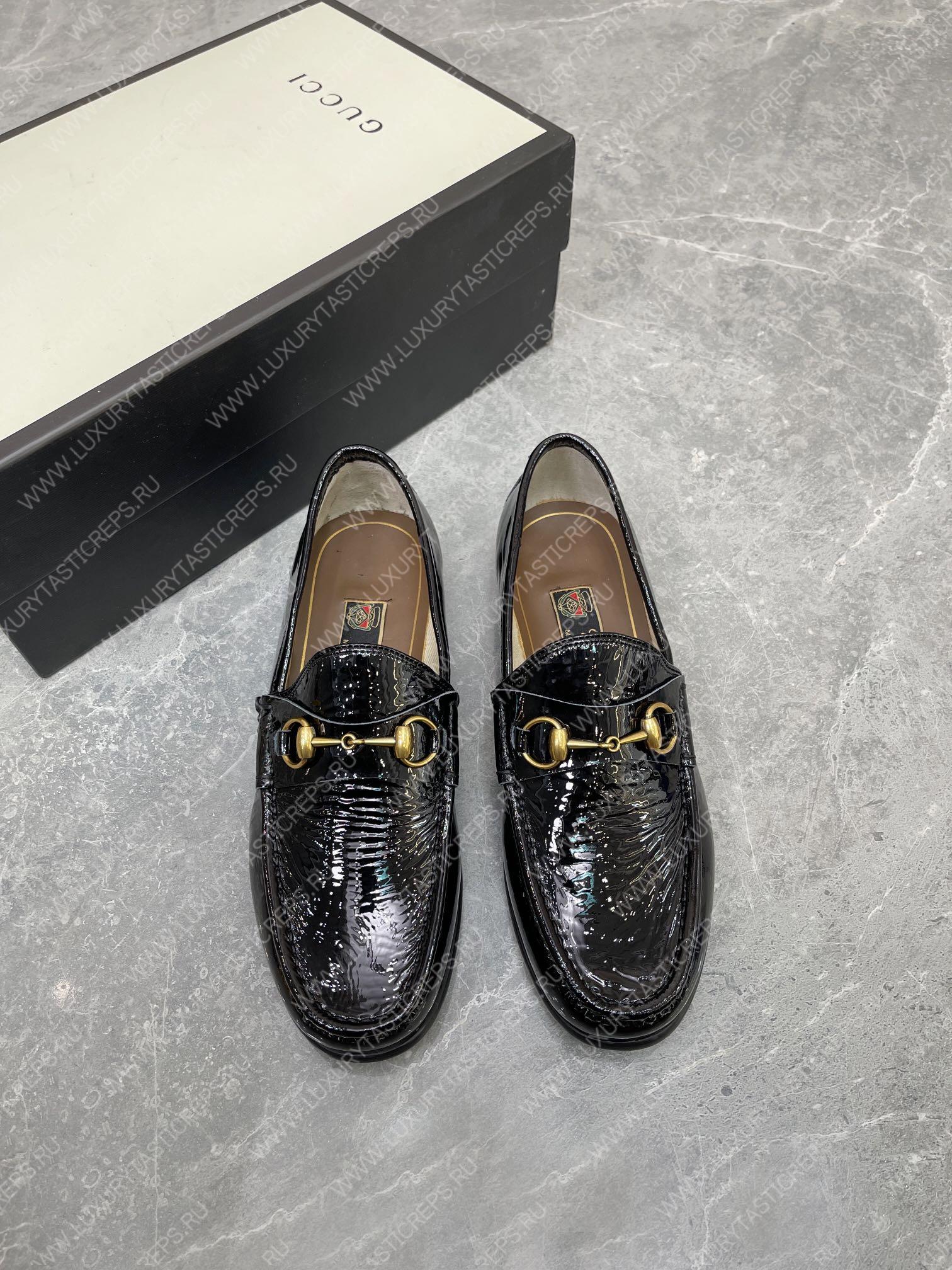 G*u*i 1953 horsebit loafer black 307929