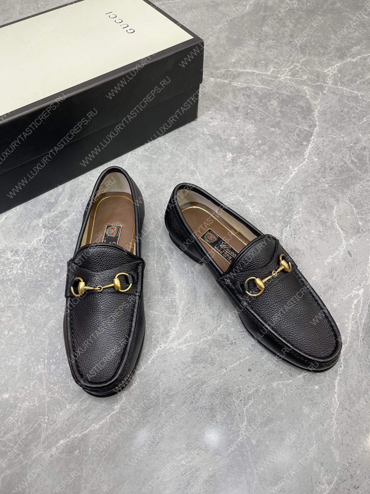 G*u*i 1953 horsebit loafer black 307929