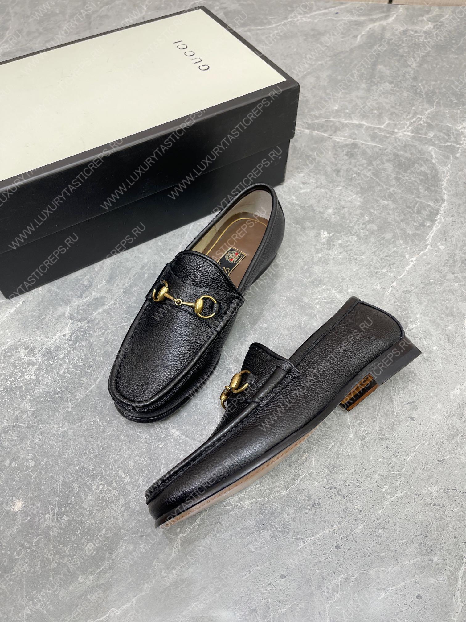 G*u*i 1953 horsebit loafer black 307929