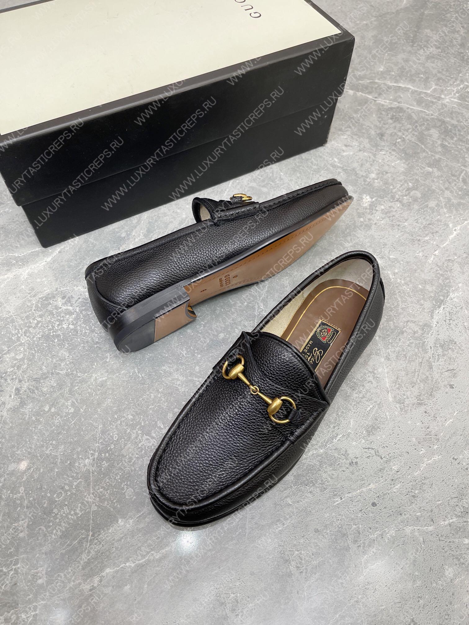 G*u*i 1953 horsebit loafer black 307929