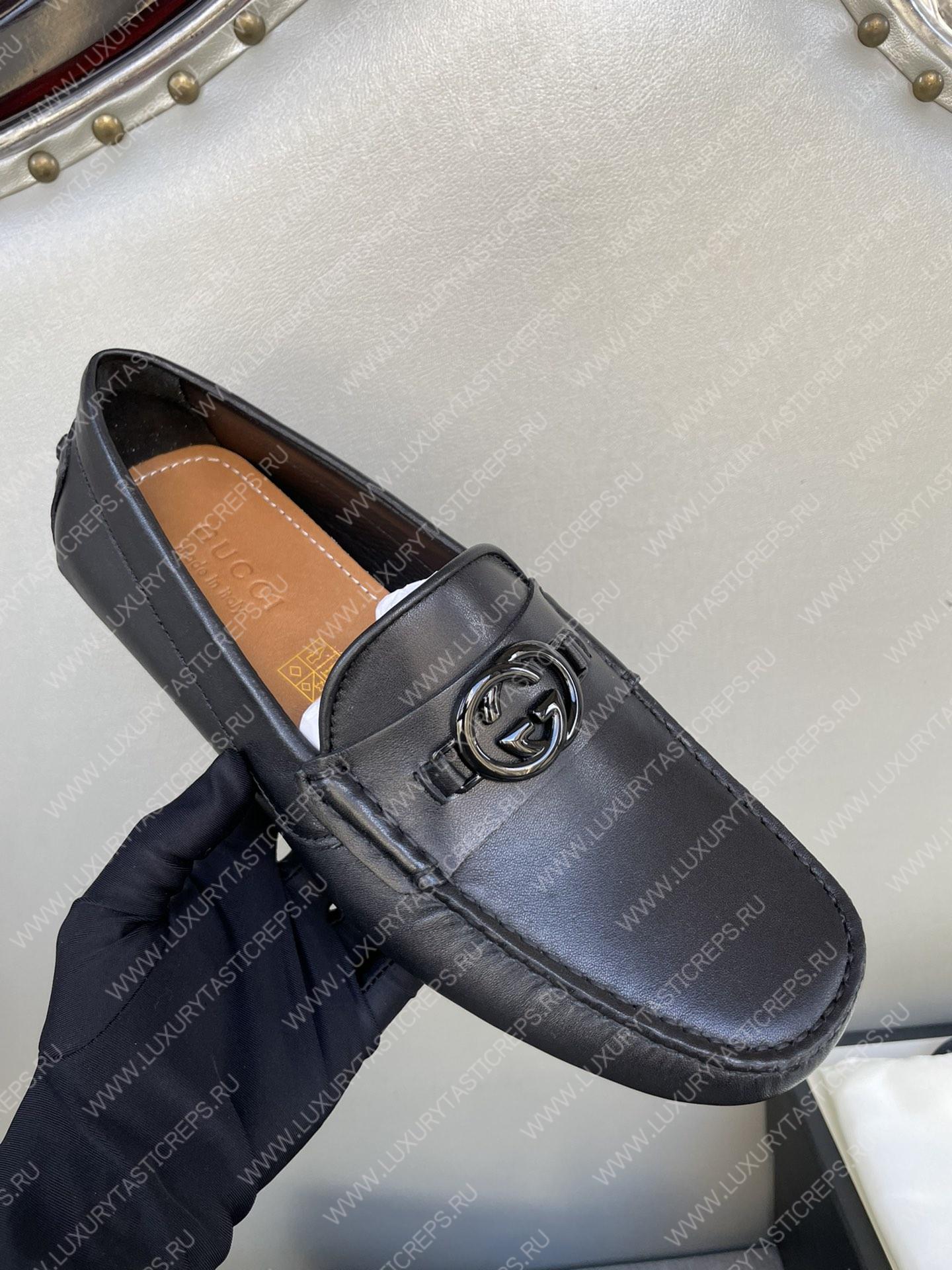 G*u*i men’s 1953 horsebit loafer black 307929