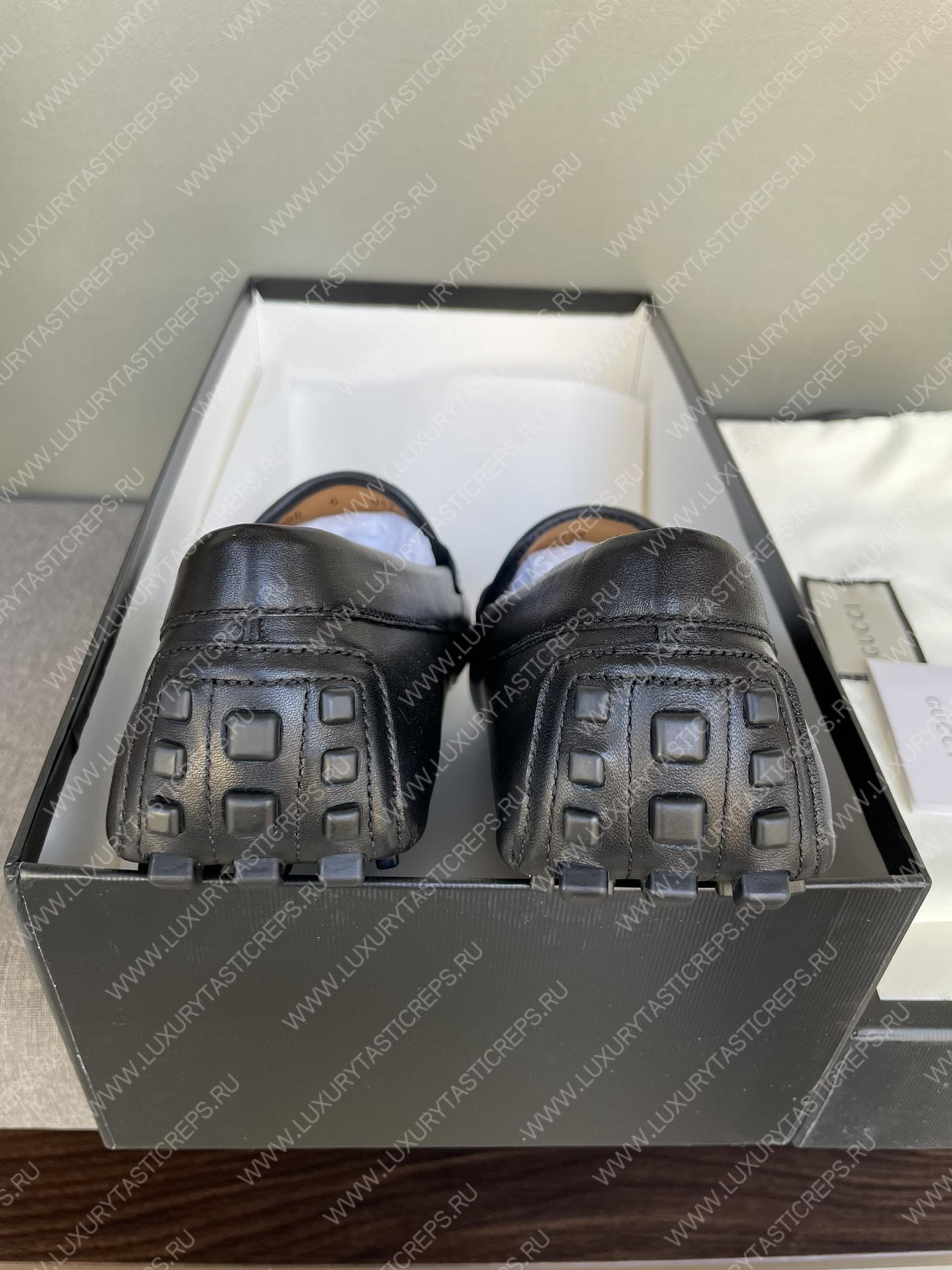 G*u*i men’s 1953 horsebit loafer black 307929