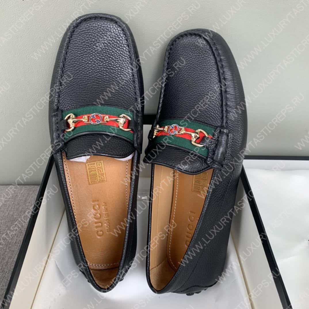 G*u*i men’s 1953 horsebit loafer black 307929