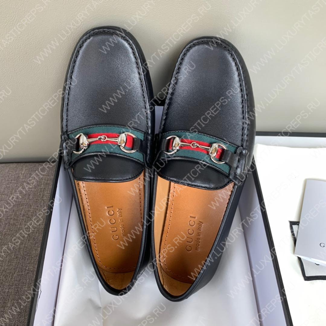 G*u*i men’s 1953 horsebit loafer black 307929