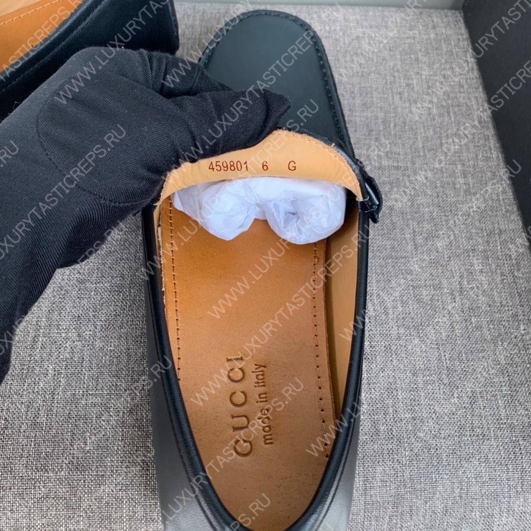 G*u*i men’s 1953 horsebit loafer black 307929