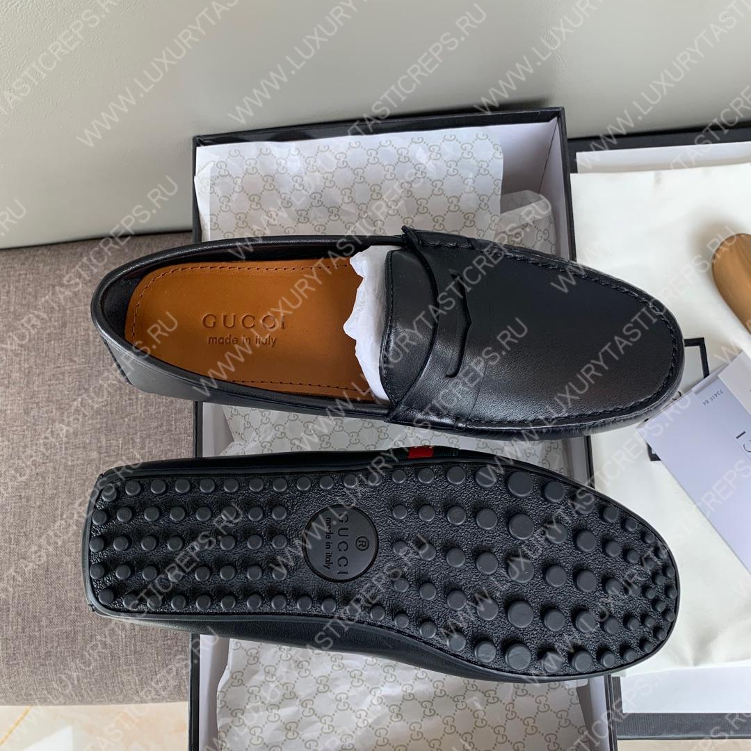 G*u*i men’s 1953 horsebit loafer black 307929