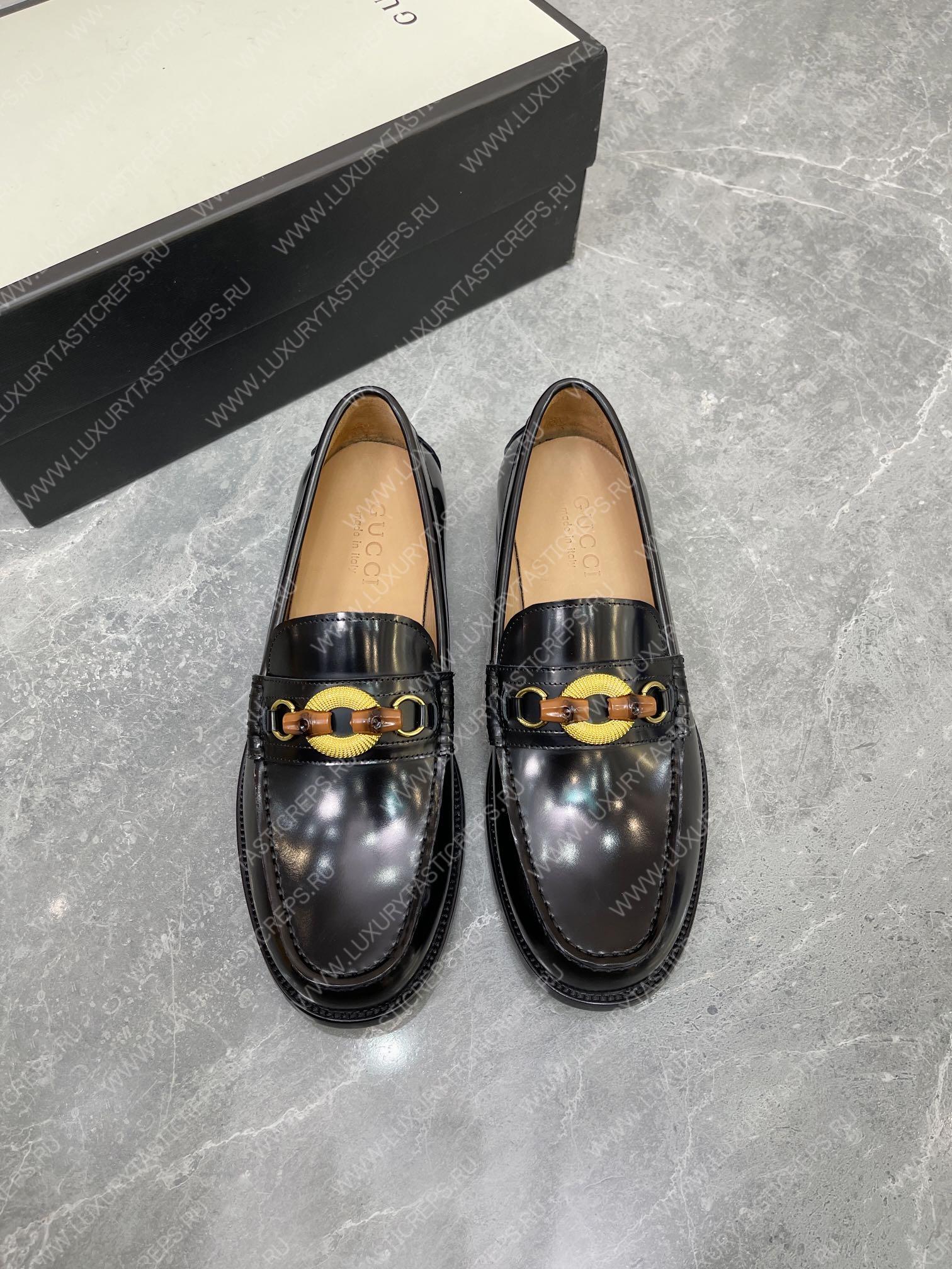G*u*i loafers black 723176