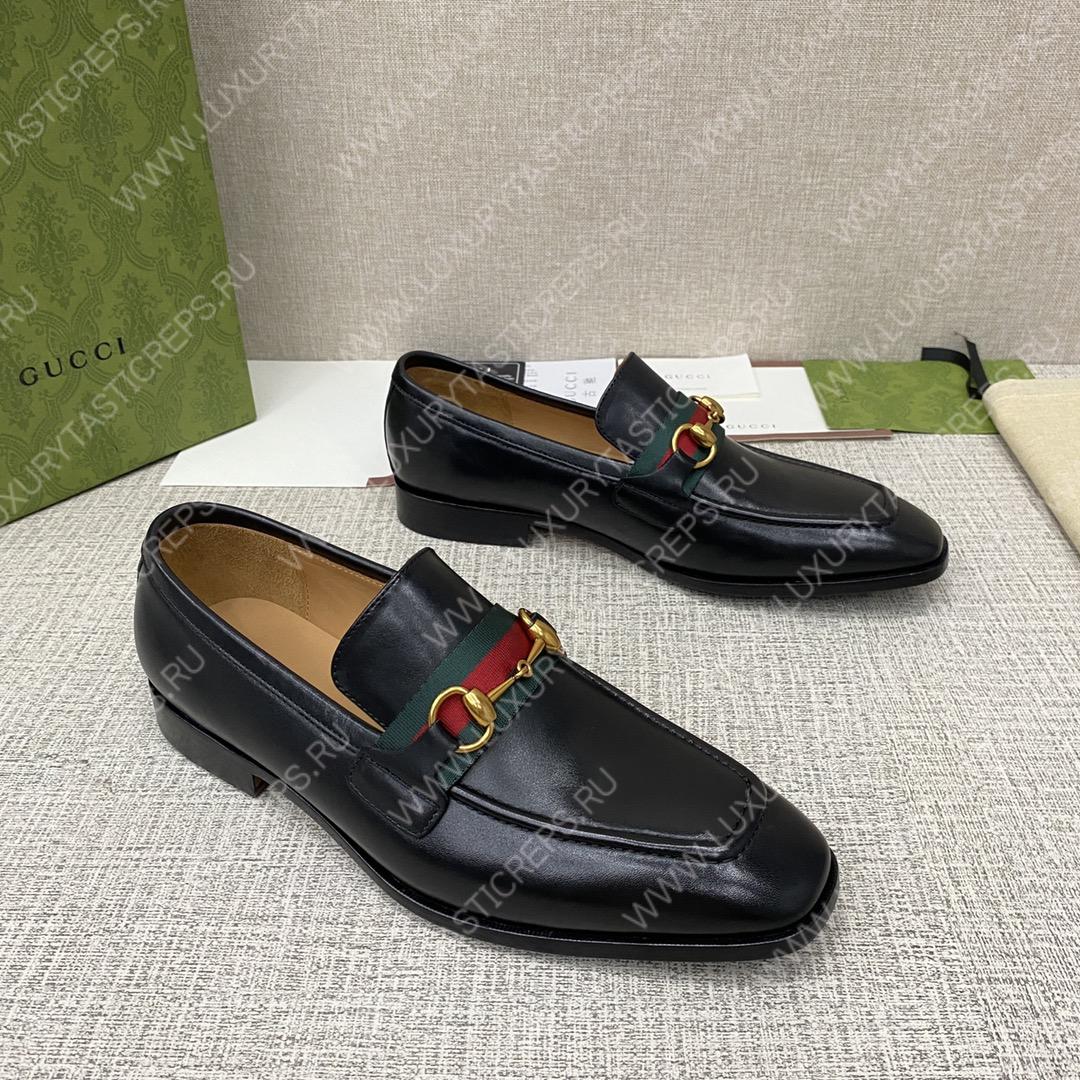 G*u*i loafer with horsebit black 655579 0g0p0 1060
