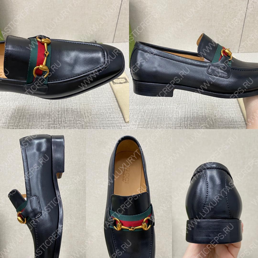G*u*i loafer with horsebit black 655579 0g0p0 1060