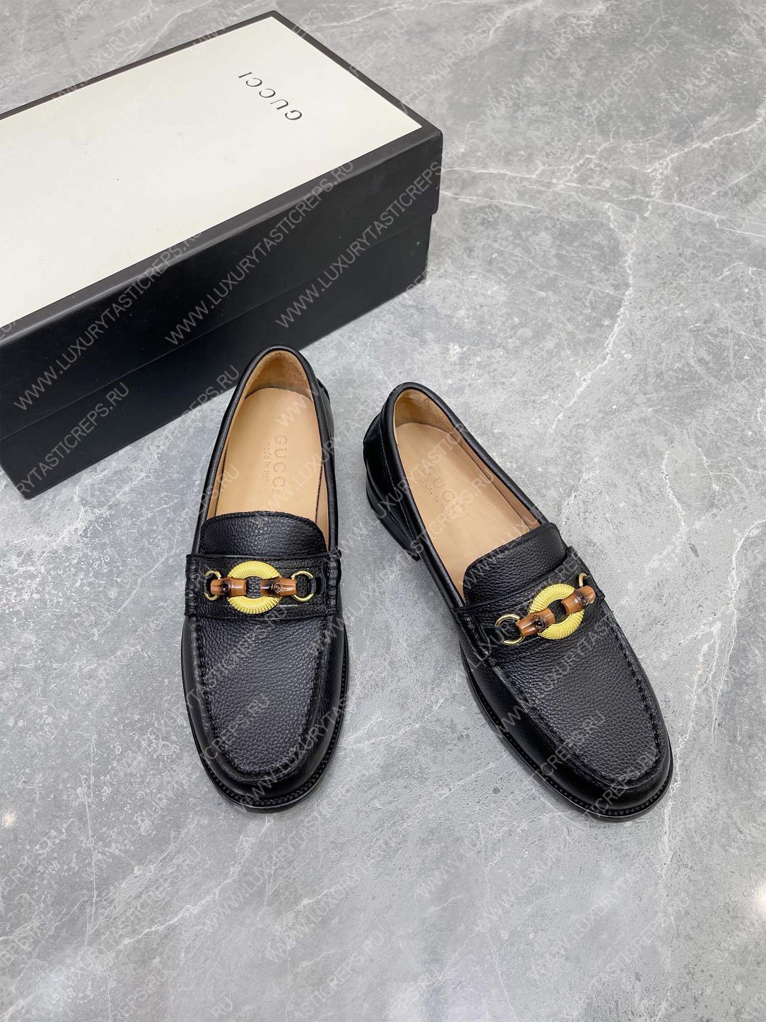 G*u*i loafers black 723176