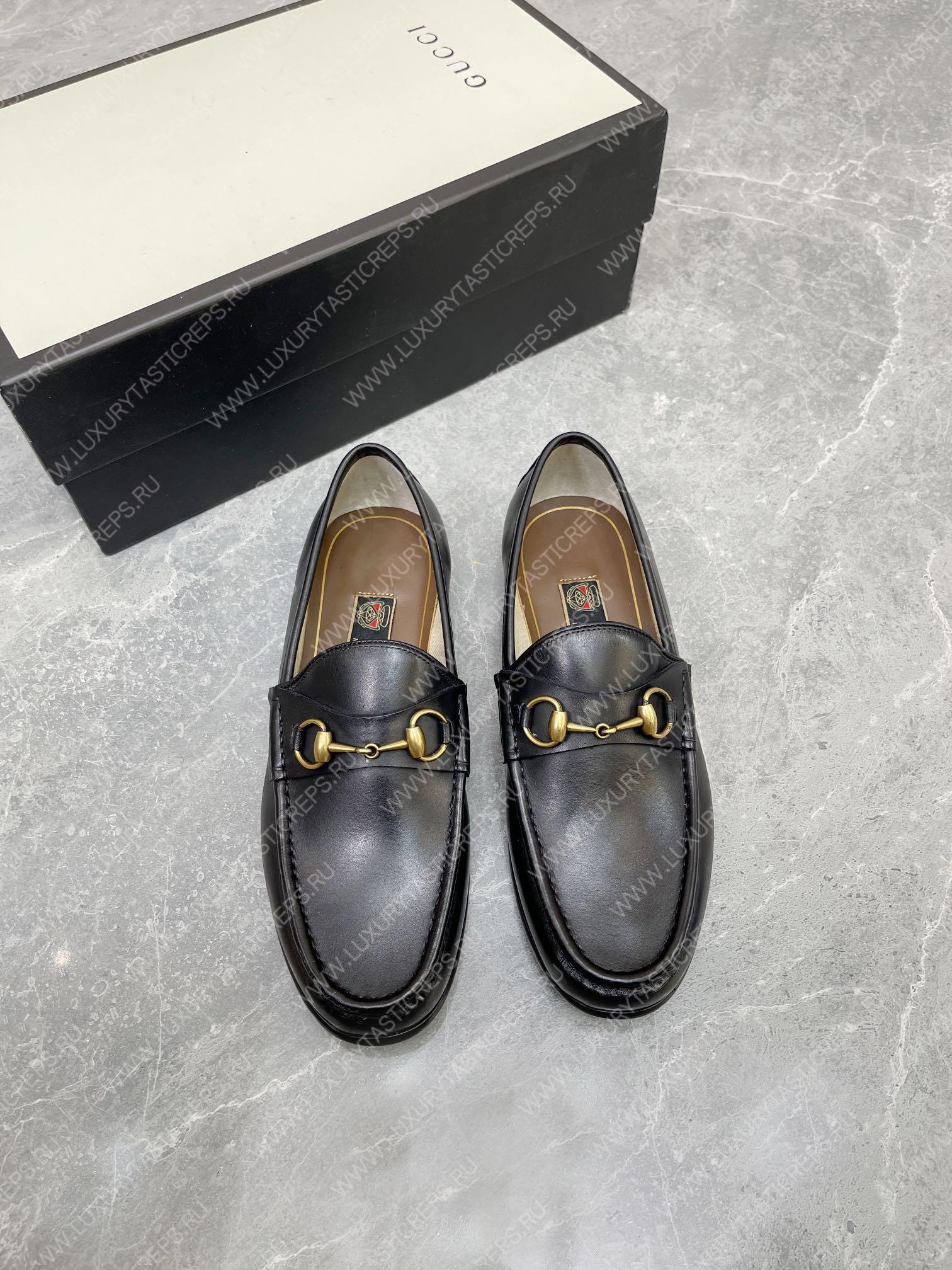 G*u*i 1953 horsebit loafer black 307929