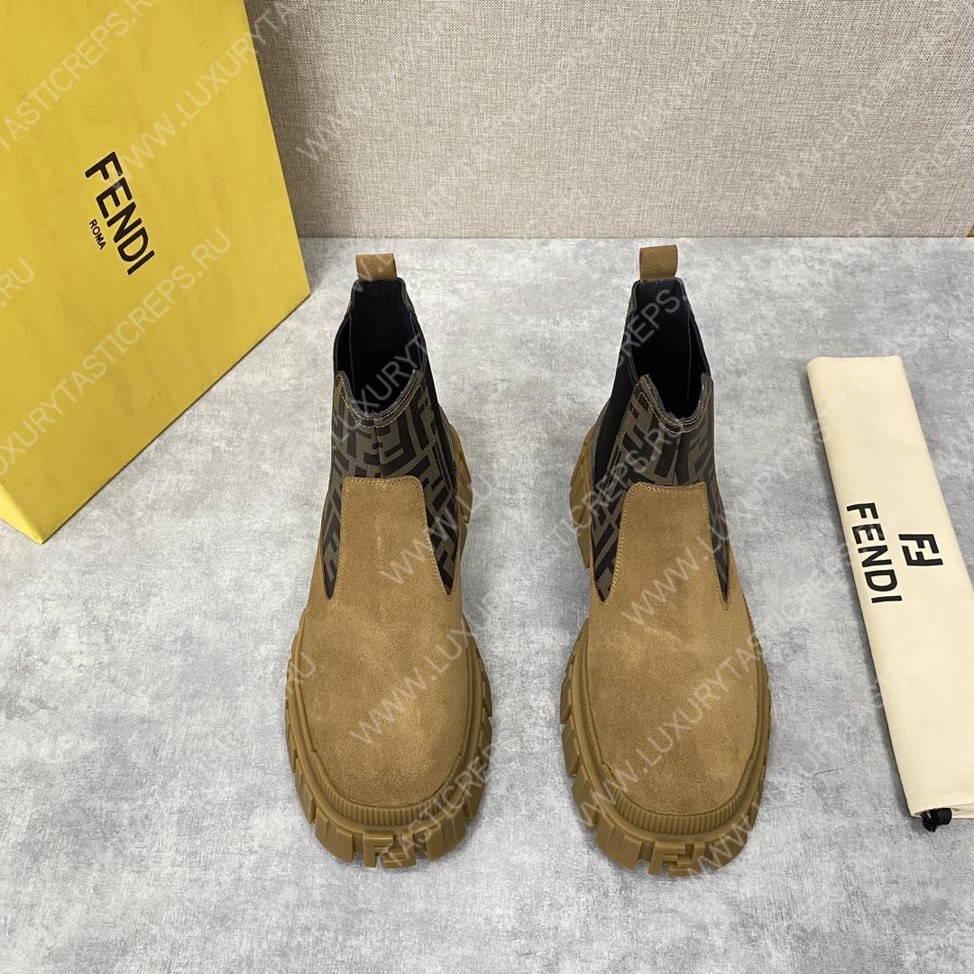 F**di chelsea boots light brown 7u1446ak