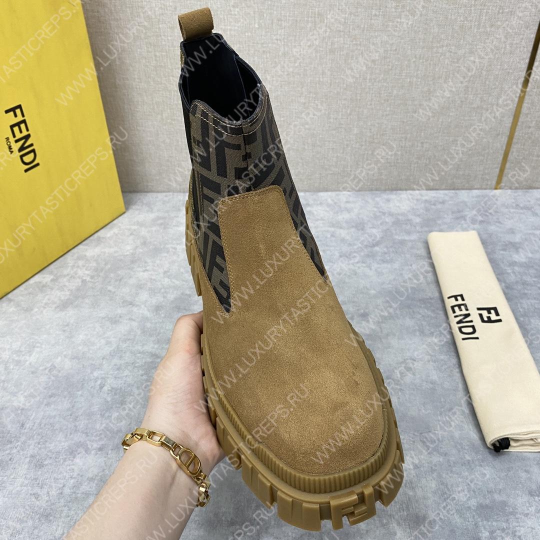 F**di chelsea boots light brown 7u1446ak