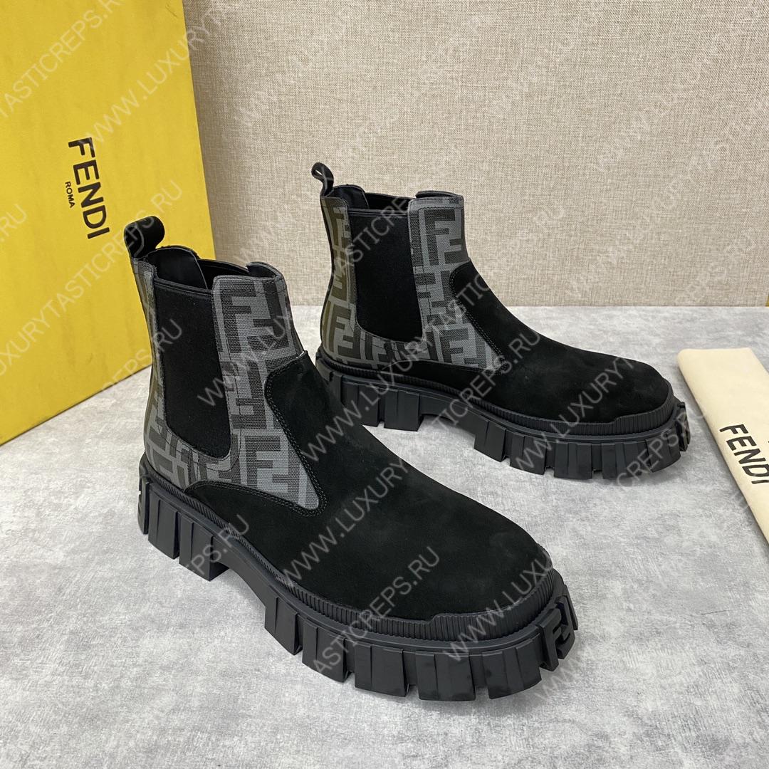F**di chelsea boots black 7u1446ak