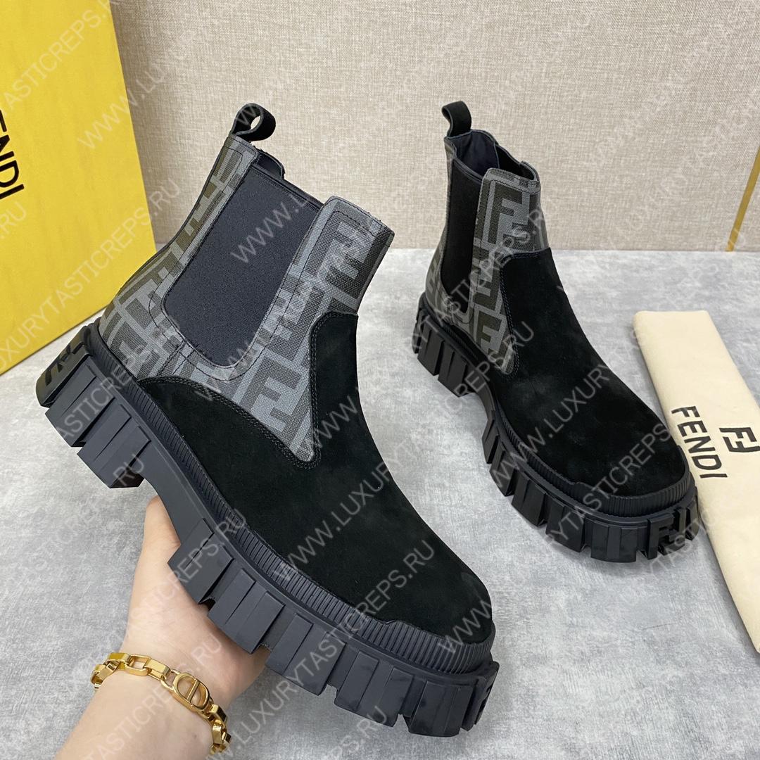 F**di chelsea boots black 7u1446ak