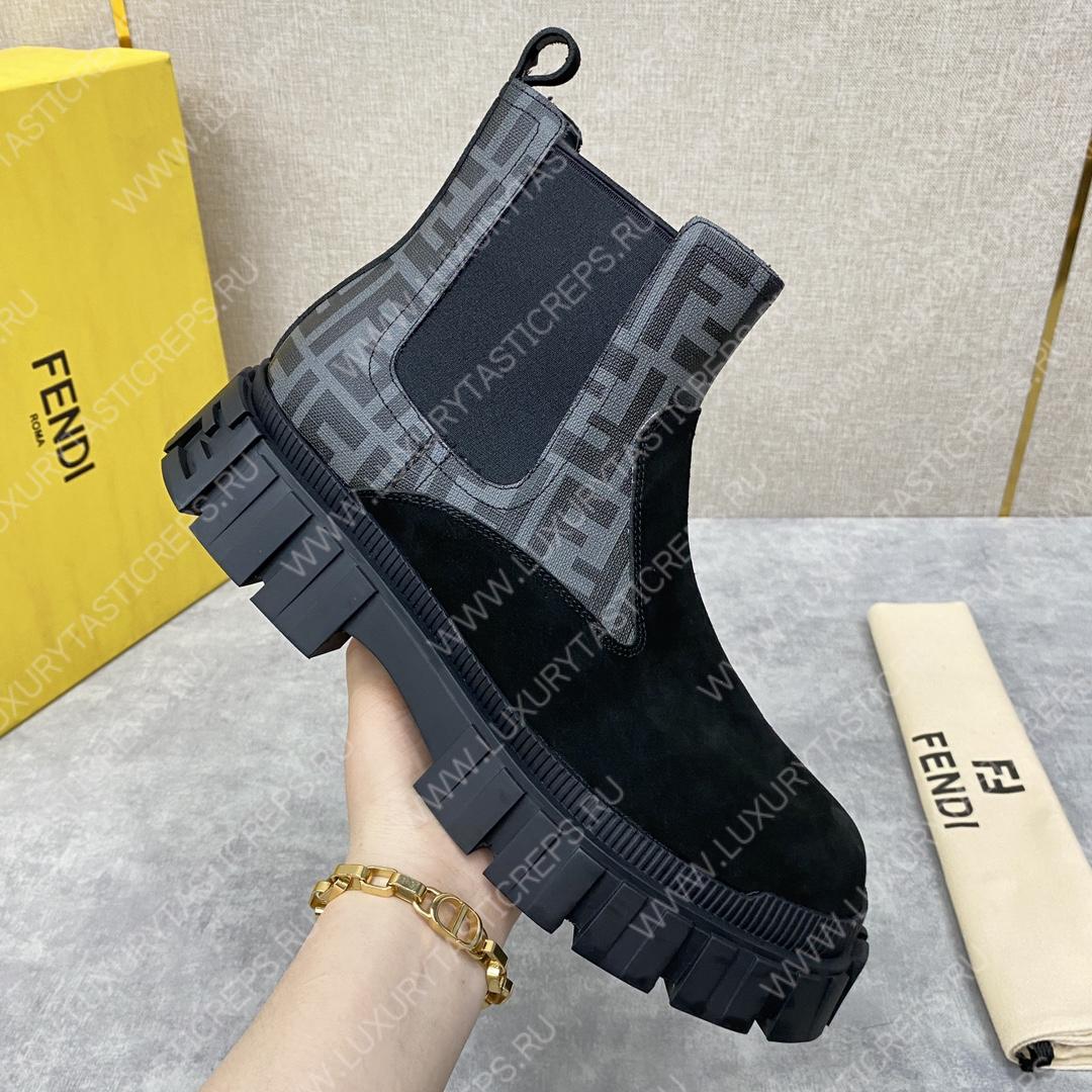 F**di chelsea boots black 7u1446ak