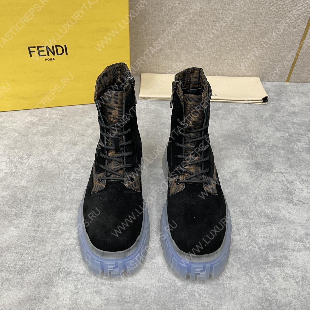 F**di ankle boots black 7u1458