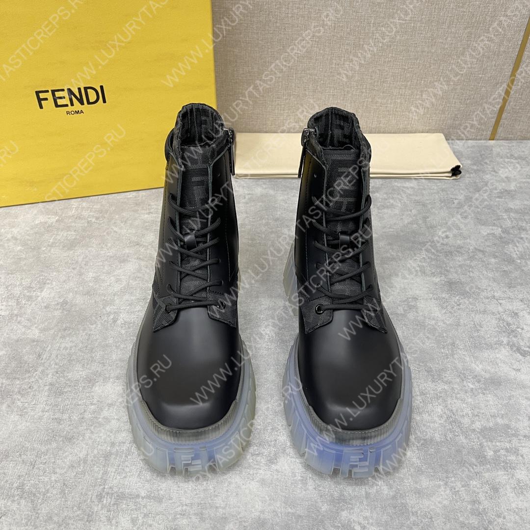F**di ankle boots black 7u1458