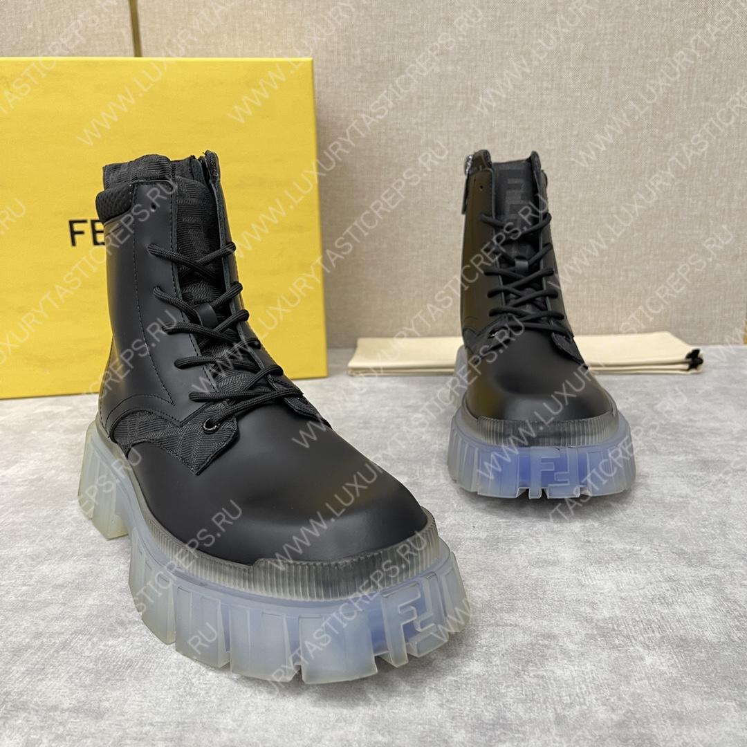 F**di ankle boots black 7u1458