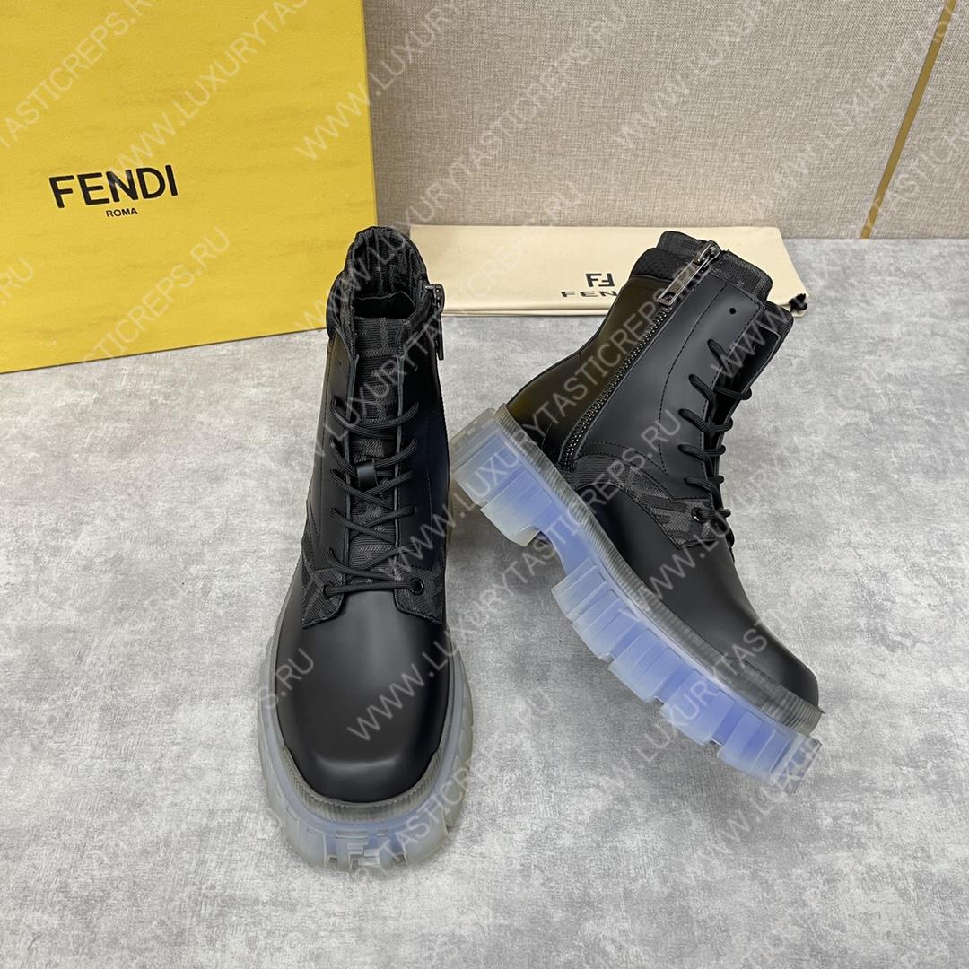 F**di ankle boots black 7u1458