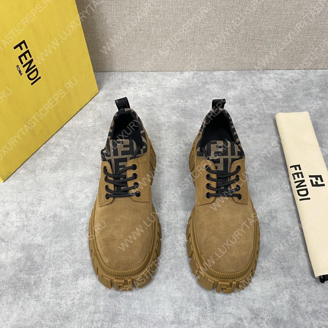 F**di lace-ups light brown 7l1459ad