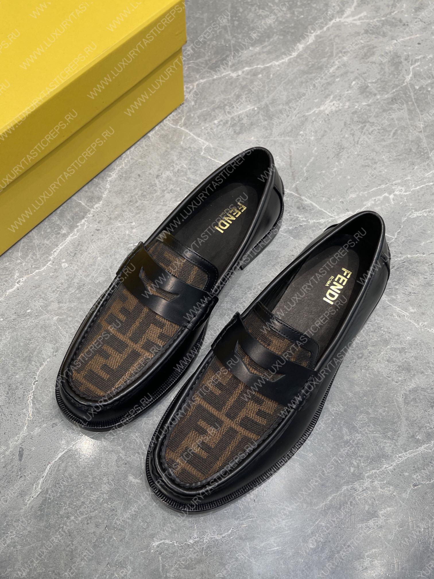 F**di o lock loafers black 7d1550a